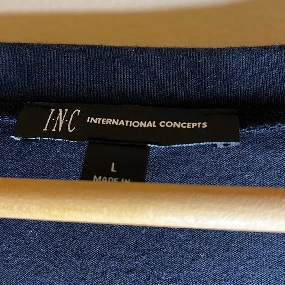 INC International Concepts Black Cotton Love
Graphic-Print T-Shirt Size Large - Picture 4 of 8